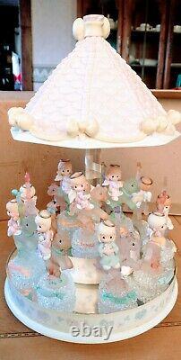 Gorgeous Precious Moments Figurines And Carousel