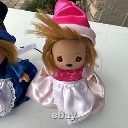 HTF Disney Precious Moments Mini Cinderella 3 Mice Set Mary Perla Suzy