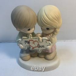 HTF! Precious Moments 149030 YOU HOLD THE MISSING PIECE TO MY HEART with Box Q