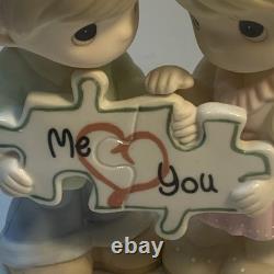 HTF! Precious Moments 149030 YOU HOLD THE MISSING PIECE TO MY HEART with Box Q