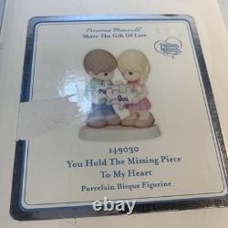 HTF! Precious Moments 149030 YOU HOLD THE MISSING PIECE TO MY HEART with Box Q