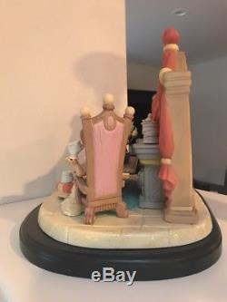 HUGE Disney Belle Be Our Guest Beauty and the Beast Figurine by Precious Moments