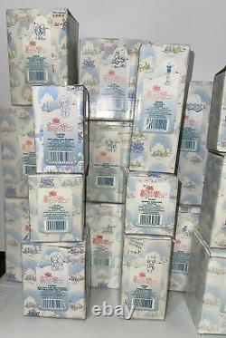 HUGE LOT 34 VTG Enesco Precious Moments Sugar Town Figures With Boxes