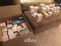 HUGE LOT OF 35 VINTAGE PRECIOUS MOMENTS FIGURINES With BOXES AND TAGS MINT COND