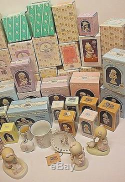 HUGE LOT of PRECIOUS MOMENTS 1970s, 80s, 90s Figurines, Ornaments + MORE