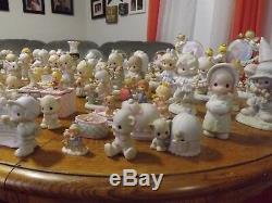 HUGE LOT of Precious moments figures snowglobes over 75 pieces included