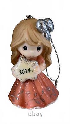 Hallmark cute sparkly colorful Precious Moments Ornament Figurines