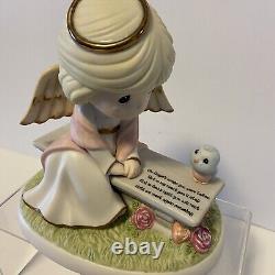 Hamilton Collection Heaven's Embrace Precious Moment Bird Angel