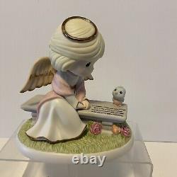 Hamilton Collection Heaven's Embrace Precious Moment Bird Angel