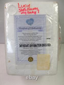 Hamilton Collection Precious Moments- I Love Lucy She's Having My Baby #0036A