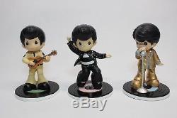 Hamilton Collection Precious Moments Lot of 9 Elvis Resin Figures withBox & CoA