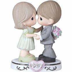 Hand Paint Bisque Porcelain Figurine Through The Years 25th Wedding Anniversary