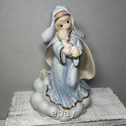 Hand Signed Precious Moments Enesco Virgin Mary with Baby Jesus Christian Figurine