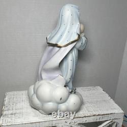 Hand Signed Precious Moments Enesco Virgin Mary with Baby Jesus Christian Figurine