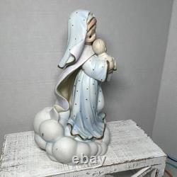 Hand Signed Precious Moments Enesco Virgin Mary with Baby Jesus Christian Figurine
