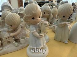 Huge 38 Pc Vintage Precious Moments Figurines Lot