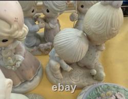 Huge 38 Pc Vintage Precious Moments Figurines Lot