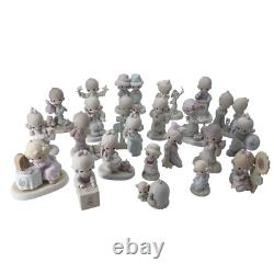Huge Lot of 23 Vintage Precious Moments Figurines 1976 1998 NO BOXES