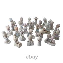 Huge Lot of 25 Vintage Precious Moments Figurines 1976 1998 NO BOXES