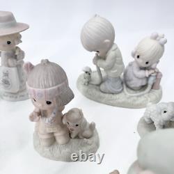 Huge Lot of 25 Vintage Precious Moments Figurines 1976 1998 NO BOXES