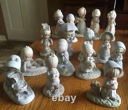 Huge lot of around 110 Precious Moments figurines. Excellent condition. No boxes