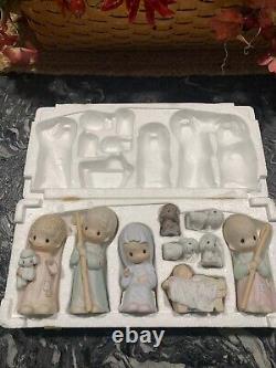 Jonathan& David Enesco Precious Moments Collection THE NATIVITY Set 19 Pieces