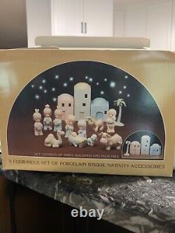 Jonathan& David Enesco Precious Moments Collection THE NATIVITY Set 19 Pieces