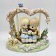 Ln 2007 Precious Moments Boy And Girl On Swing Porcelain Bisque Figure 730031