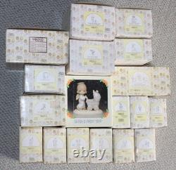 LOT of 18. Enesco PRECIOUS MOMENTS Collectible Figurines. WithOriginal Boxes