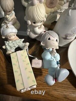 Large Lot Of Vintage Precious Moments Figurines