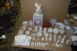 Large Lot! PRECIOUS MOMENTS FIGURINES Sam Butcher Sterling Silver Brooch Pewter
