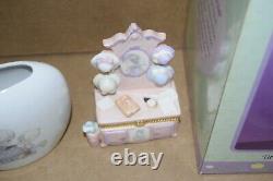 Large Lot! PRECIOUS MOMENTS FIGURINES Sam Butcher Sterling Silver Brooch Pewter