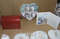 Large Lot! PRECIOUS MOMENTS FIGURINES Sam Butcher Sterling Silver Brooch Pewter