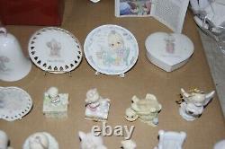 Large Lot! PRECIOUS MOMENTS FIGURINES Sam Butcher Sterling Silver Brooch Pewter
