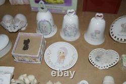 Large Lot! PRECIOUS MOMENTS FIGURINES Sam Butcher Sterling Silver Brooch Pewter