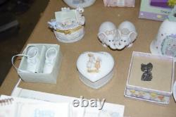 Large Lot! PRECIOUS MOMENTS FIGURINES Sam Butcher Sterling Silver Brooch Pewter