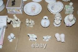 Large Lot! PRECIOUS MOMENTS FIGURINES Sam Butcher Sterling Silver Brooch Pewter