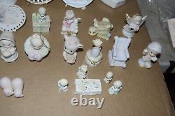 Large Lot! PRECIOUS MOMENTS FIGURINES Sam Butcher Sterling Silver Brooch Pewter