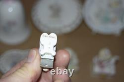 Large Lot! PRECIOUS MOMENTS FIGURINES Sam Butcher Sterling Silver Brooch Pewter