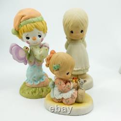 Large Lot of 19 VINTAGE Older Precious Moments Figurines Collection