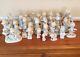 Large Lot Of 29 Precious Moments Porcelain 1980's Figurines
