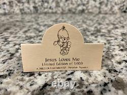 Limited Edition 104531 Precious Moments Enesco Jesus Loves Me Girl 248/1000 9