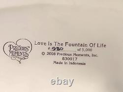 Limited Edition # 998 Of 5,000 Love Is The Fountain Of Life Precious Moments