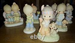 Lot 7 Mint Original 21 NO MARKS! Precious Moments Figurines 1977-78 No Boxes