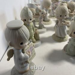 Lot Of 23 Vintage Precious Moments Figurines And Accessories