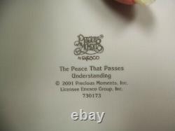 Lot Of 2 Pcs Precious Moments Peace That Passes Understanding & Missum You