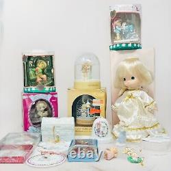 Lot Of 37 Vintage Precious Moments Christmas Ornament Figurines In Boxes 2964