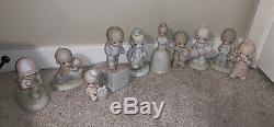 Lot Of Ten Precious Moments Collectible Figurines From 1984 With Boxes And Tags