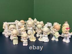 Lot of 25 Precious Moments Figurines 1978-2003 Enesco Vintage Collectibles