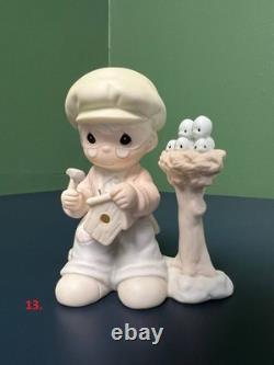 Lot of 25 Precious Moments Figurines 1978-2003 Enesco Vintage Collectibles